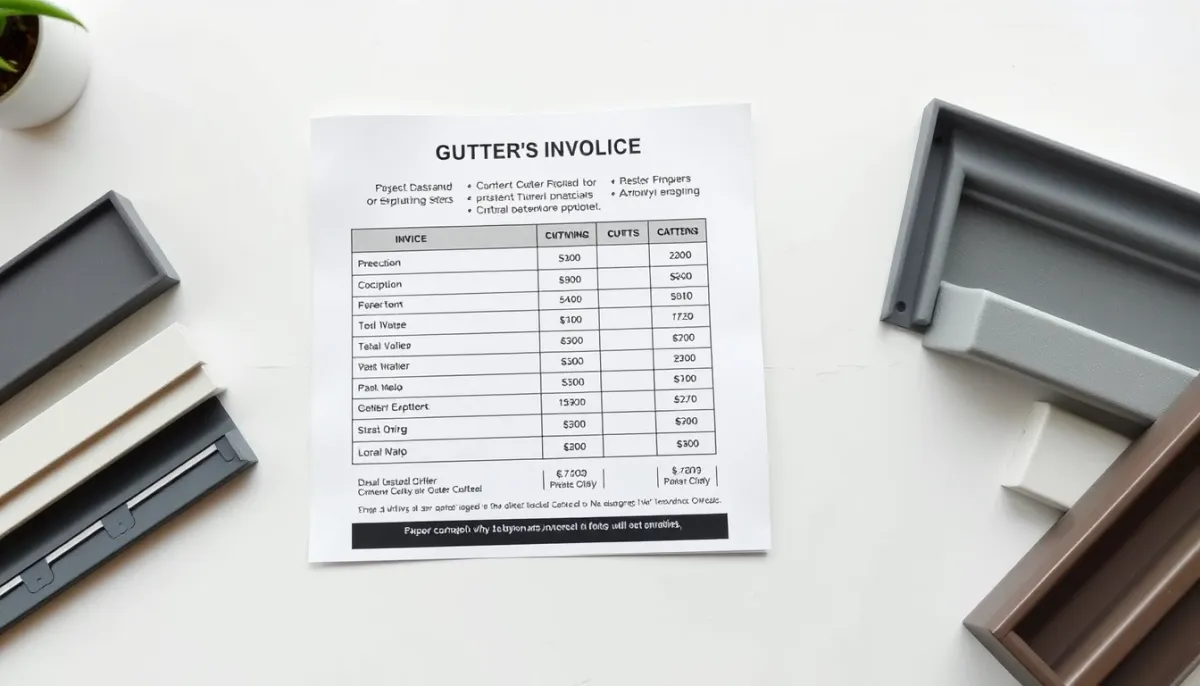 Fourchettes de prix pour l'installation de gouttières